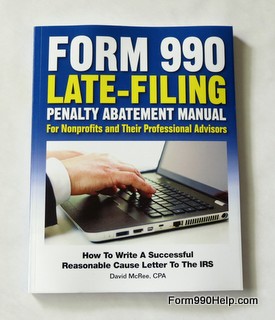 Form 990 Late-Filing Penalty Abatement Book Cover
